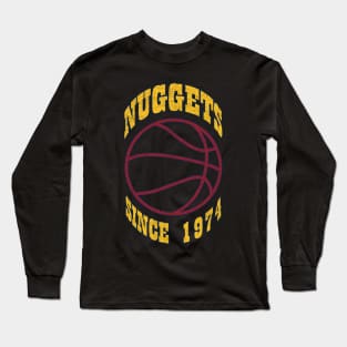 NUGGETS SINCE 1974_Texture_Vintage Long Sleeve T-Shirt